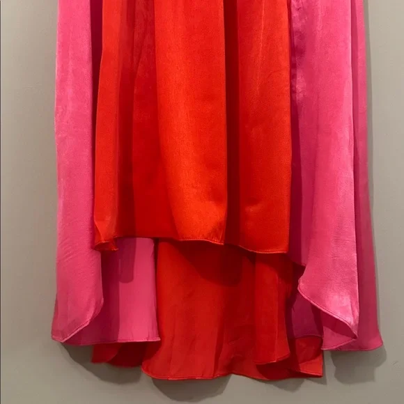 Petal & Pup Women's Lula high low skirt, Pink/Red, XS - Picture 9 of 12